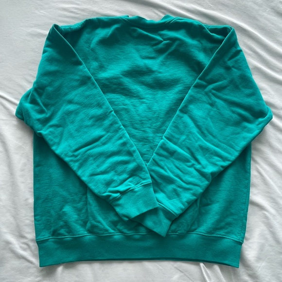 Sporty & Rich Teal Stars Health Crew Crewneck - Never Worn - Picture 4 of 4